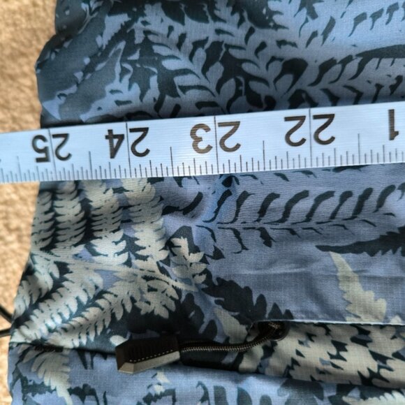 Orvis Pro Ski Outdoor Hiking Utility Feminine Floral Leaf Pattern Puffer Vest S - Picture 6 of 7